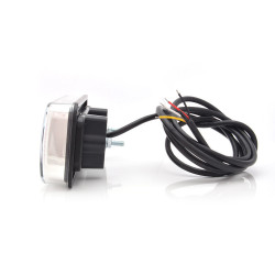 Feu arrière réversible à LED sans éclaireur de plaque 4 fonctions pour remorque - Remorques Discount