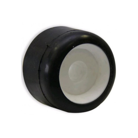 Galet noir 80x55 alésage 21 - Remorques Discount