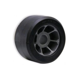  Galet noir 90x53 alésage 21 - Remorques Discount