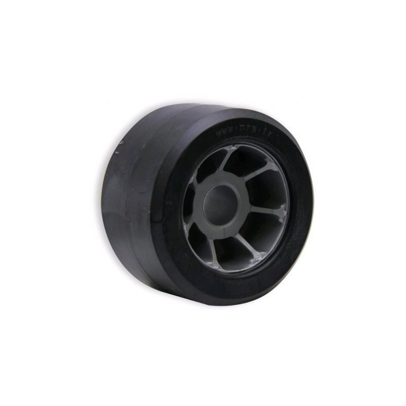  Galet noir 90x53 alésage 21 - Remorques Discount