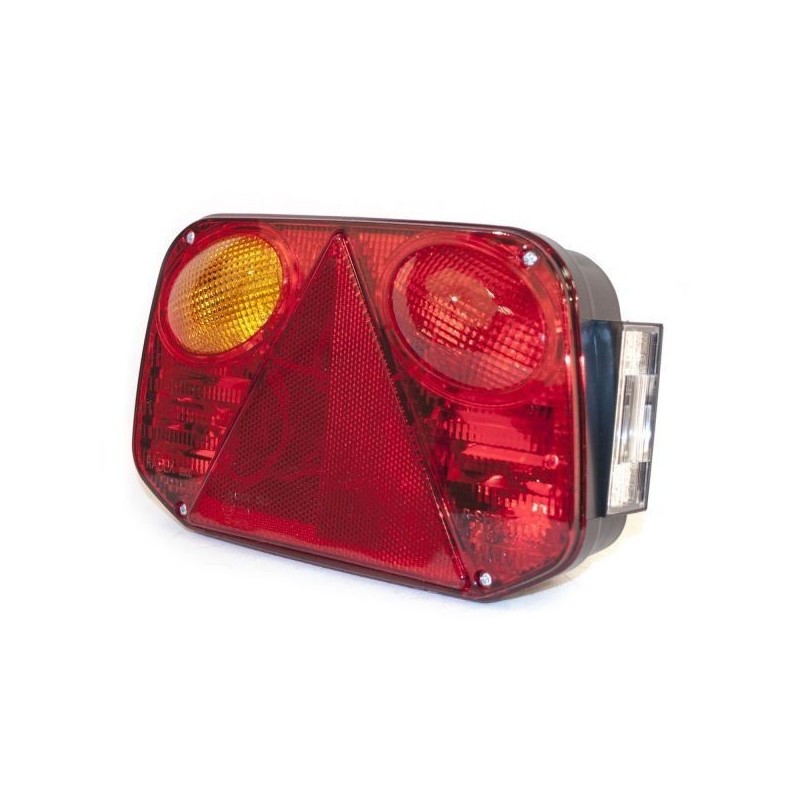 Feu gauche RADEX 2800 – 5 fonctions, antibrouillard, remorque Leader