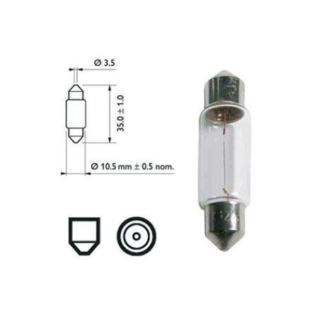 Ampoule remorque navette 5w / 12v -  Remorques Discount