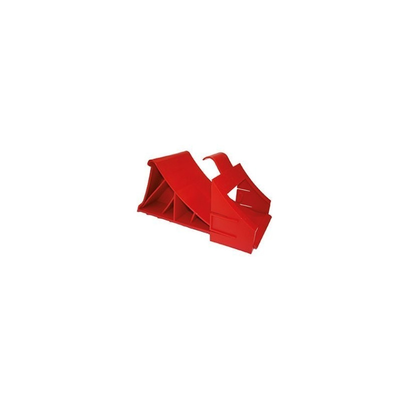 Cales De Roue Triangulaires Wiltec Pour Remorque/camping-car - 2 Pièces, Bandes Réfléchissantes, Cordon