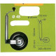 Roue jockey gonflable diamètre 48mm