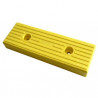 Patin jaune 130 x 100 x 36 mm