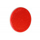 Catadioptre rond pour remorque autocollant rouge