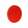 Catadioptre rond autocollant rouge pour remorque