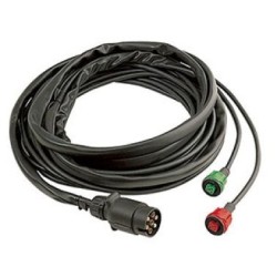 faisceau 2x5m avec connectique carrée - Remorques Discount 