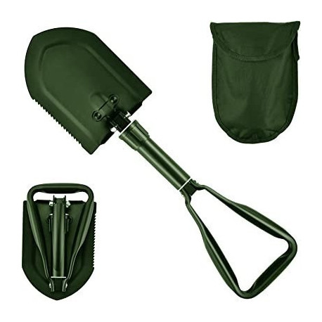 Pelle Américaine pliante noire | Camping et randonnée