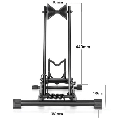 Support vélo pliable stable – Facile à ranger et transporter