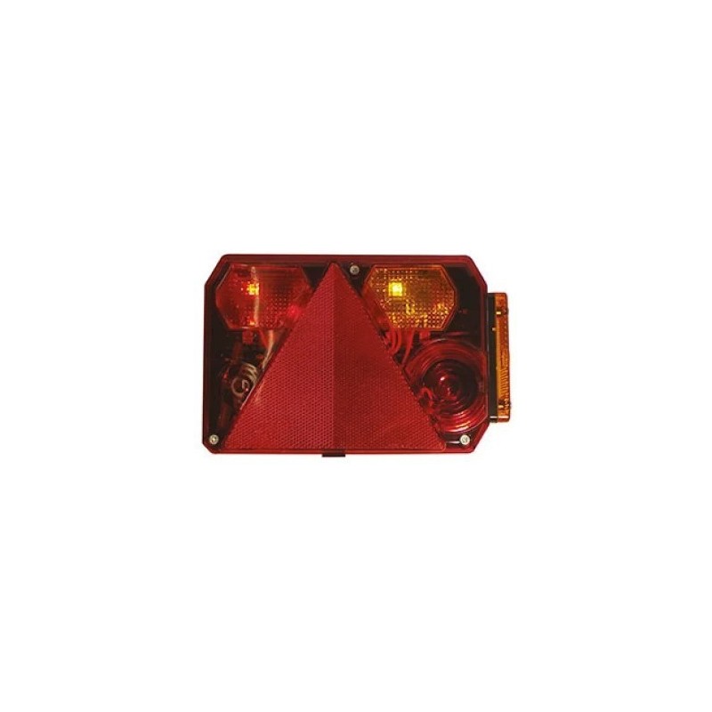 Feu arrière droit RADEX 6400 + position orange RADEX 955 – 5 fonctions remorque