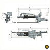 Tête d'attelage KNOTT KF27 type A GF avec fixation en V | Remorques Discount
