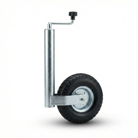 Roue Jockey Gonflable Ø60 mm – Galet 260x85 mm – Acier Galvanisé