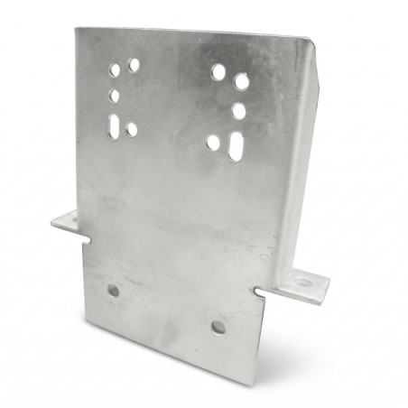 Platine d’Adaptation Roue Jockey – Fixation 105 mm pour Remorque