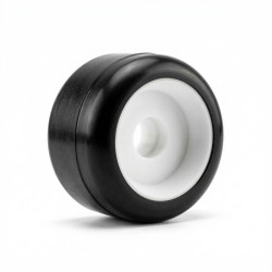 Galet noir 80x55 alésage 21 - Remorques Discount