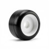 Galet noir 80x55 alésage 21 - Remorques Discount