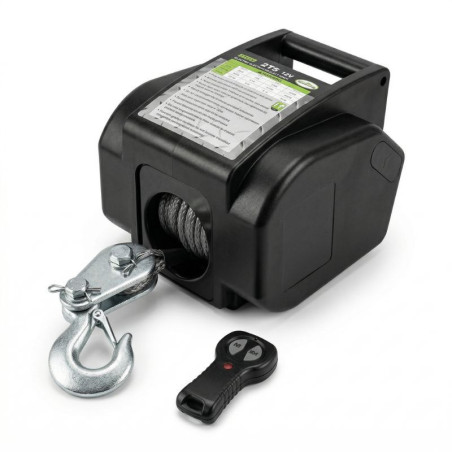 Treuil Électrique Portable 12V 1570 kg Attelage | Remorques Discount