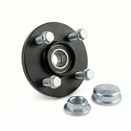 Moyeu Non Freiné KNOTT 750Kg – 4 Trous 130 mm – Roulement Cartouche
