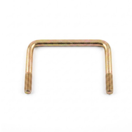 Bride tube carré 80x60 - Remorques Discount 