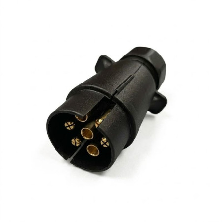Prise Plastique 7 Broches 12V – Connexion fiable pour remorque