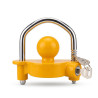 Antivol Tête d'Attelage Jaune Aluminium Remorque