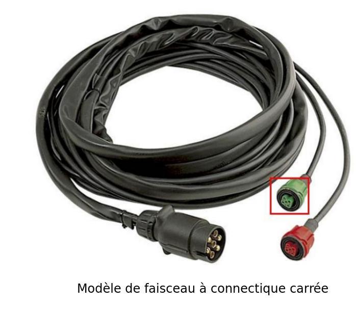Câble électrique 7 conducteurs pour remorque - Remorques Discount