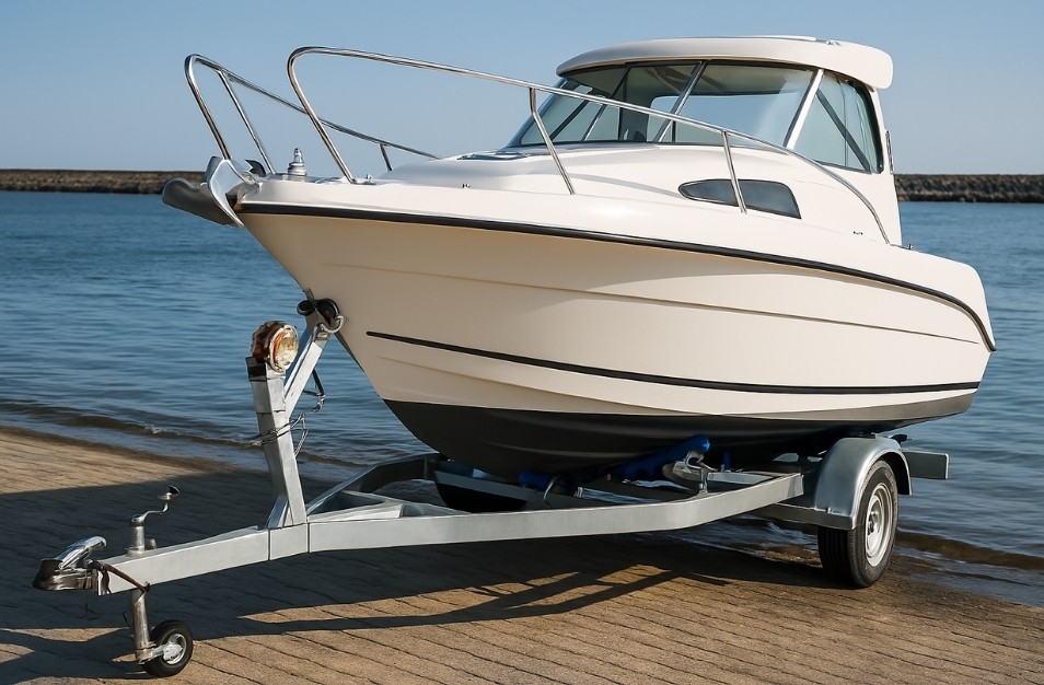 COMMENT METTRE UN BATEAU SUR UNE REMORQUE ?